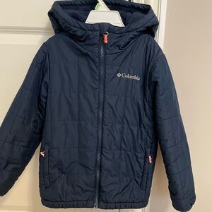 Columbia Kids Navy Blue Jacket size XS (6/7)